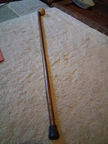 Walking stick vintage wooden - walking,