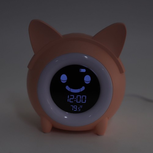 Cartoon cat alarm clock with - cartoon,