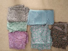 JOB LOT ASSORTED FABRIC REMNANTS. ALL CLEAN. APPROX 1 KG.