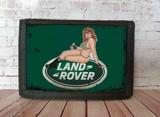 Retro Land Rover PinUp Babe