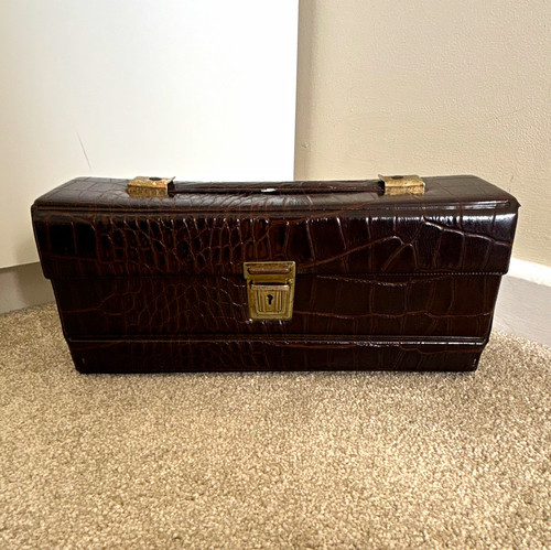 True vintage brown faux - vintage,