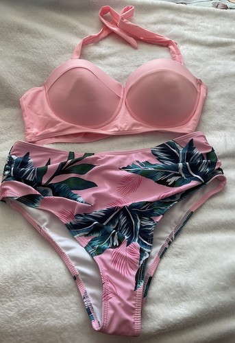 Ladies pink push bikini - ladies,