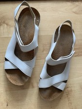 Ladies Pavers White Sandals