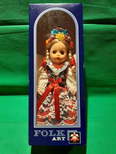 Vintage folk art - art, doll