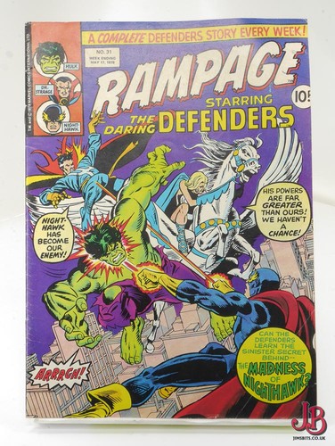 Marvel comic rampage 31 - comic,