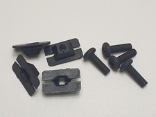 4x STAINLESS GRILLE FIX SCREWS CLIPS MK2 ESCORT MK3 CAPRI CORTINA RS2000 GRILL