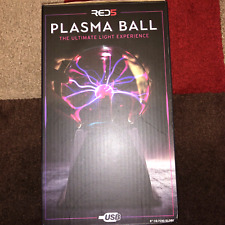 SALE! FREEPOST!!  RED5 5” Plasma Ball - Black. USB. With Cable. New Other Unused