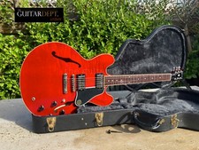 ♚NOS♚2005 Gibson ES-335 'AAA' FIGURED♚Cherry Red Flame♚Dots♚50's Neck♚INCREDIBLE