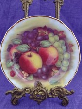 Fenton Harvest Fruit Plate ,Doug Hague, decorative bone china plate. B1