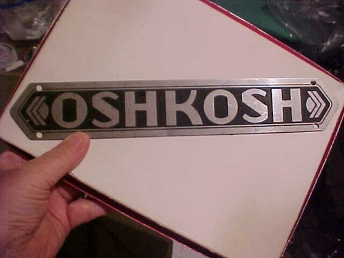Oshkosh truck 1940s hood - oshkosh,