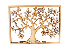 Wooden MDF Framed Tree craft