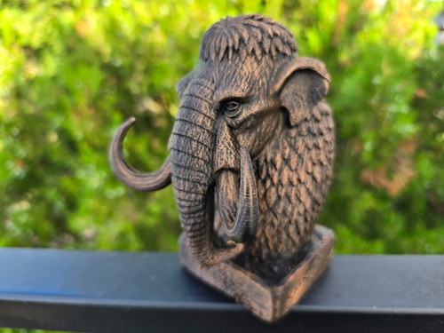 Woolly mammoth bust - mammoth,