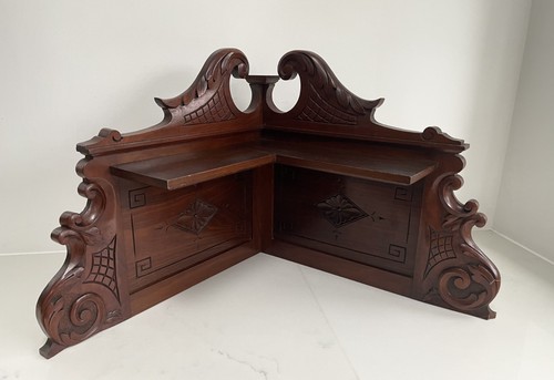 Antique corner shelf mahogany - corner,