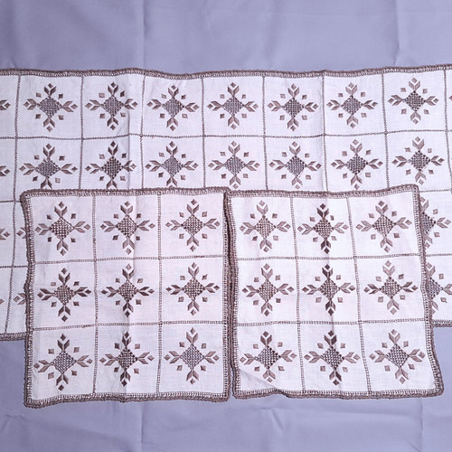 Vintage lefkara lace linen - vintage,