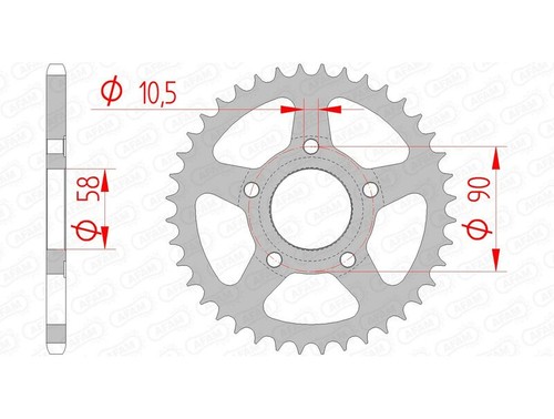 Afam standard steel crown - afam,