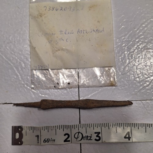 Ancient roman iron arrowhead - iron,