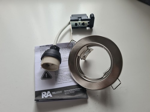 Gu10 downlight fitting satin - gu10,