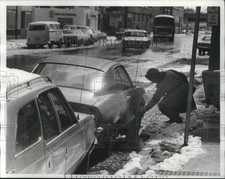 Press Photo A Meter Maid