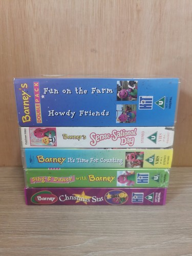 Barney vhs tapes bundle fun - bundle,