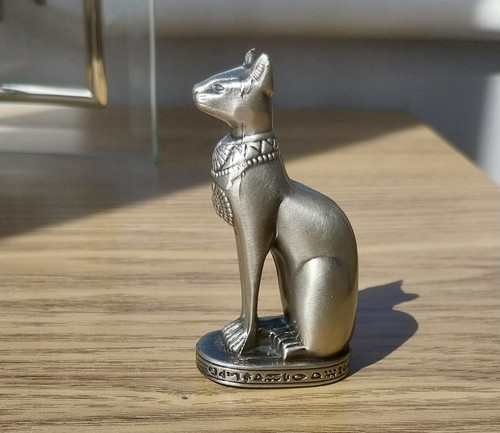 Pewter egyptian cat bastet - egyptian,