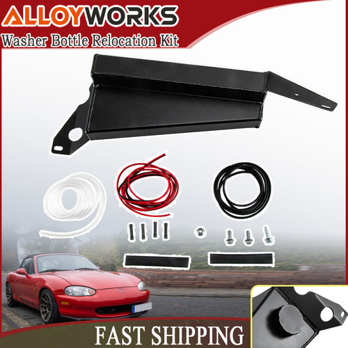 Washer bottle relocation kit - washer,