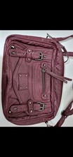 Burgundy Satchel Style Bag H