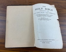 1935 Small Holy Bible Old &