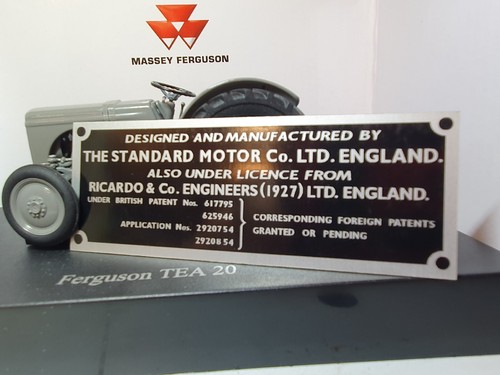 Standard ferguson te20 - te20, tef20