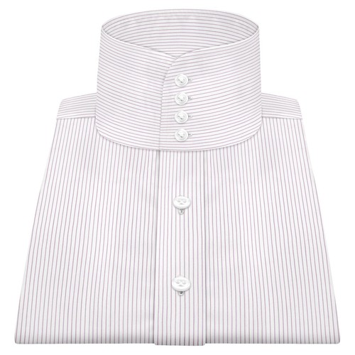 High banded collar - pink, &