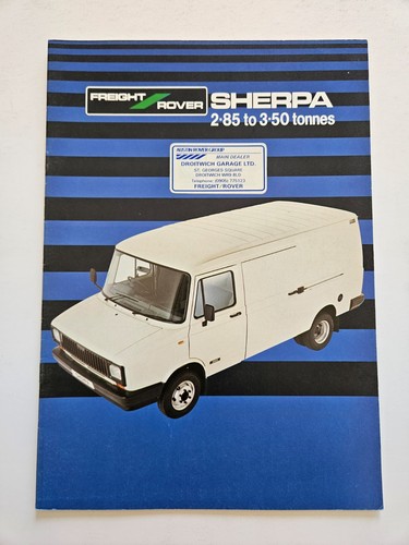 Freight rover sherpa to - sherpa, 2.85