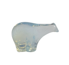 Opalite Glass Polar Bear