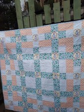 Handmade Quilt Eeyore Pastel