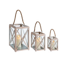 Distressed Garden Lanterns