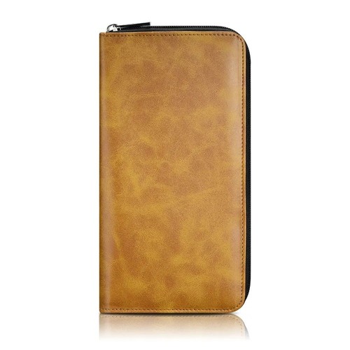 Leather golf glove case - leather,