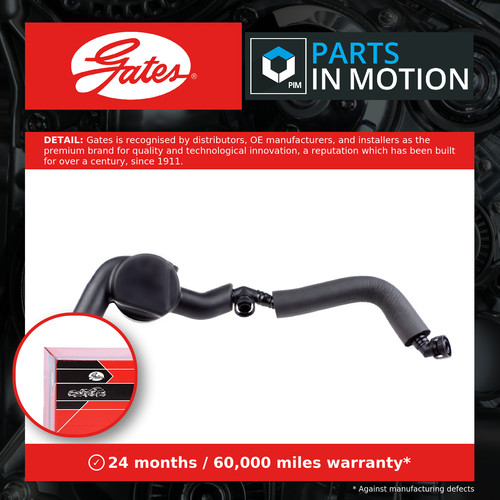 Crank case breather - pipe, hose