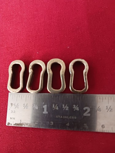 Cast brass push keyhole - brass,