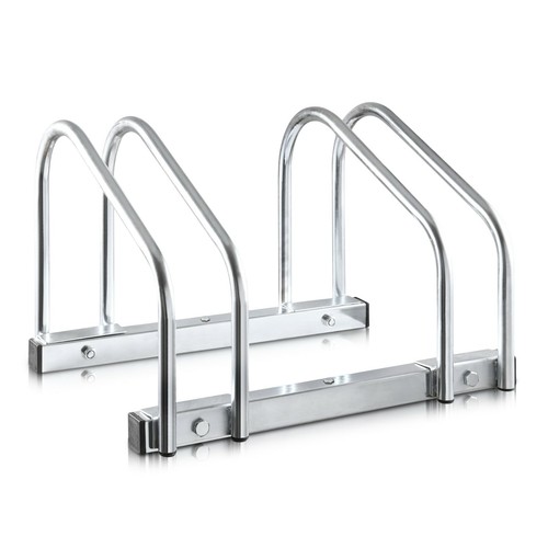 Galvanized bike stand - stand, floor