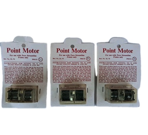 Peco point motors for - 3*,