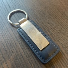 Hendy Mazda Chrome Leather Key Ring/Fob Chain Dealer Garage CX3 CX5 CX7 RX8 MX5