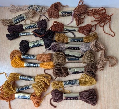 Anchor tapestry wool brown - wool,