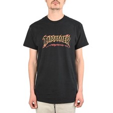 Thrasher Cracked S/S T-Shirt - Black