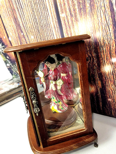Antique curio china - curio, doll