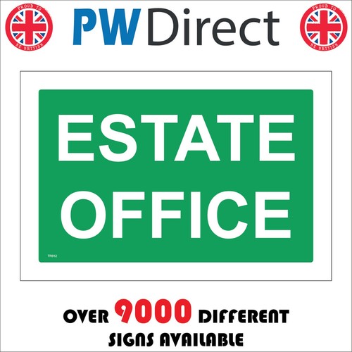 Sign estate office land - sign,