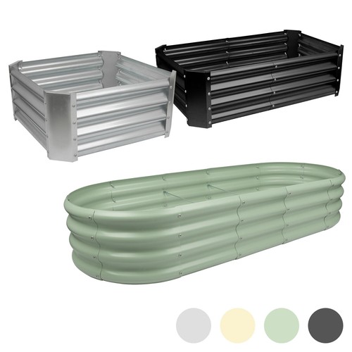 Galvanised steel raised - 1x,