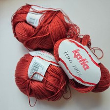 Katia Lino 100% - 3 x 50g of