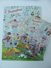 Vintage Fantasyland 100 Piece Jigsaw Puzzle Walt Disney Springbok 1973 Complete 