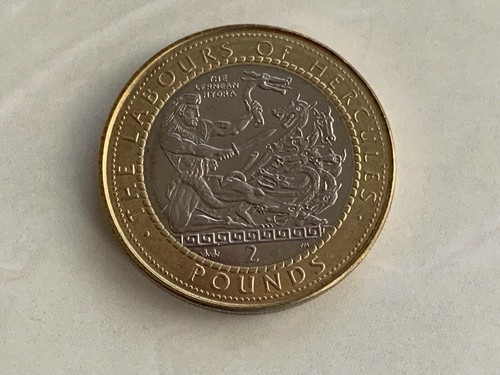 Gibraltar two pound coin - two,