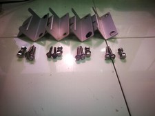 4 x Solar Panel Z Bracket Mounting with Stainless Fixings Caravan Roof motorhome