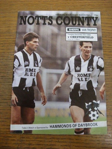 1988 notts county - 06/12/1988,