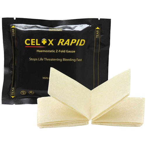 Celox rapid haemostatic fold - haemostatic, z-fold